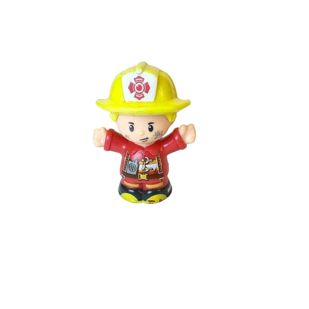 Fisher-Price Little People Figure Lot Minnie Mouse Firefighter Girl Boy Disney
